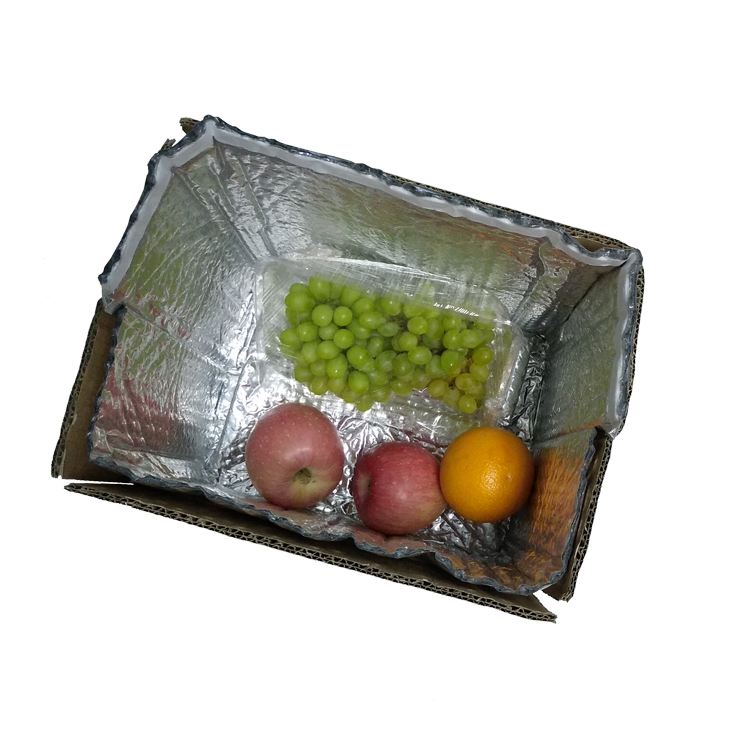 Cold Shipping Packaging Aluminum Bubble Box Liner