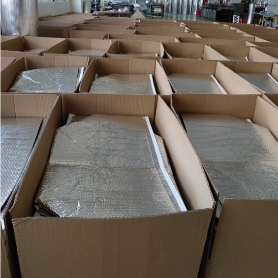 Cold Shipping Packaging Aluminum Bubble Box Liner